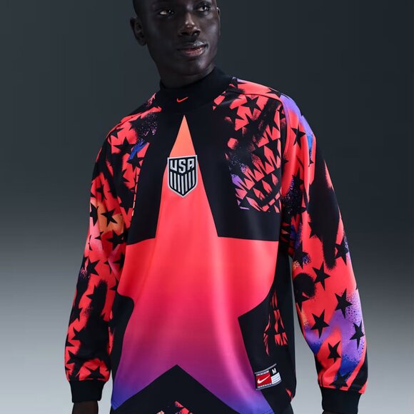Nike Other - Nike Soccer USMNT Men’s Goalkeeper Lifestyle Jersey Ready To Ship USA Size Large